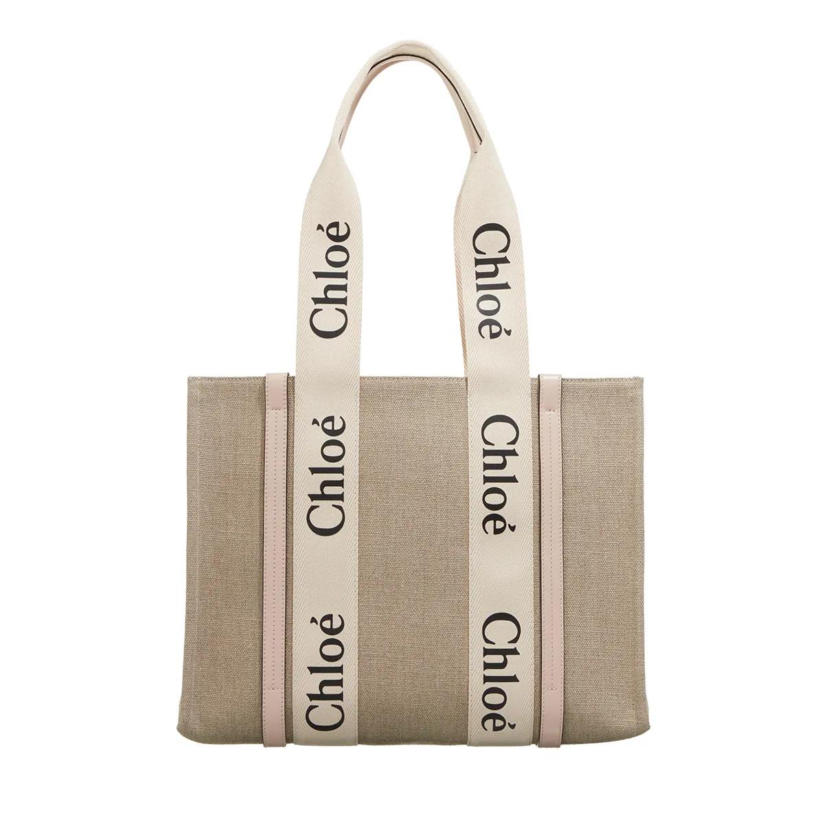 Chloé Handtasche - Woody Tote Grande - Gr. unisize - in Beige - für Damen von Chloé