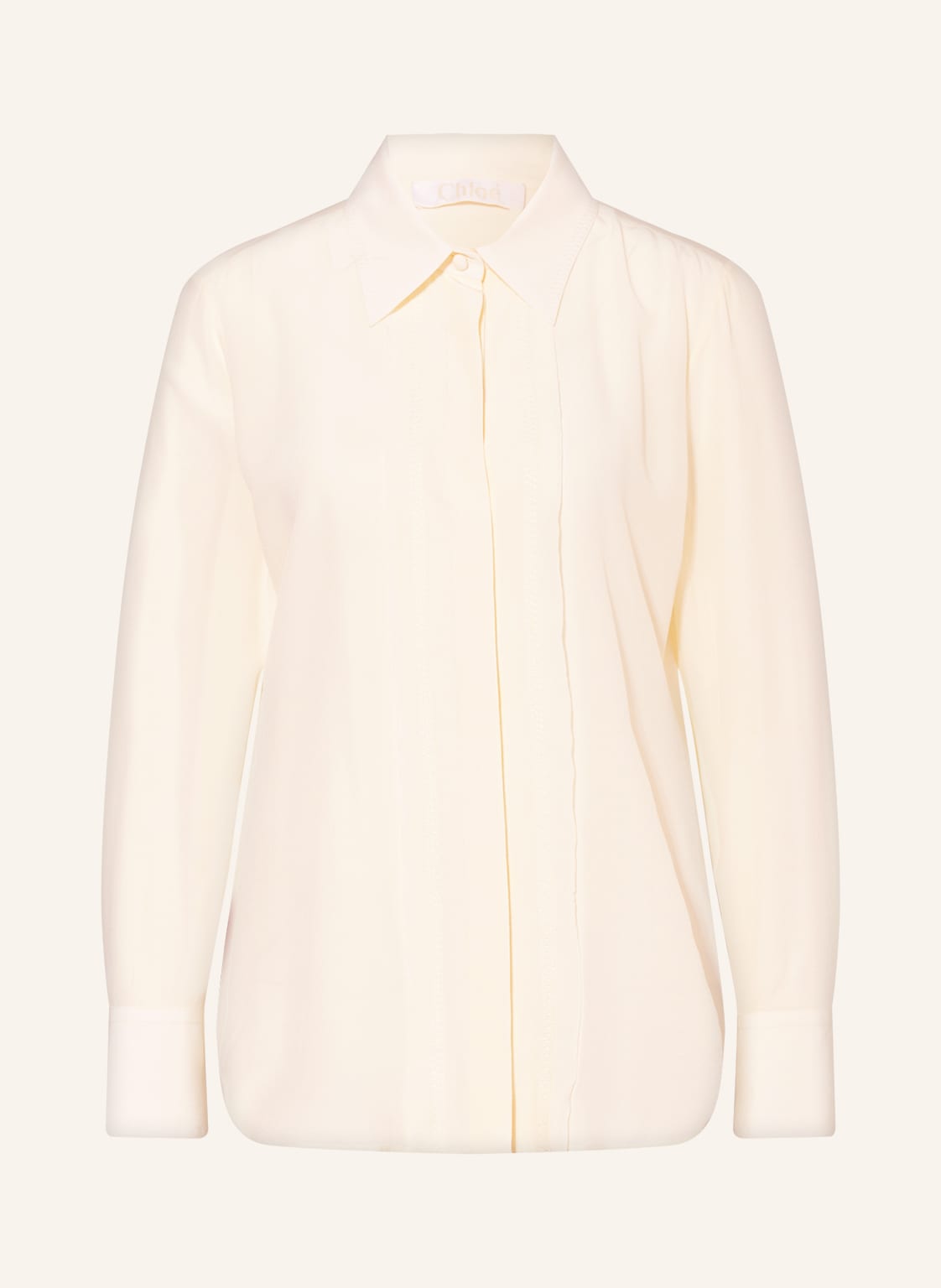 Chloé Hemdbluse Aus Seide weiss von Chloé