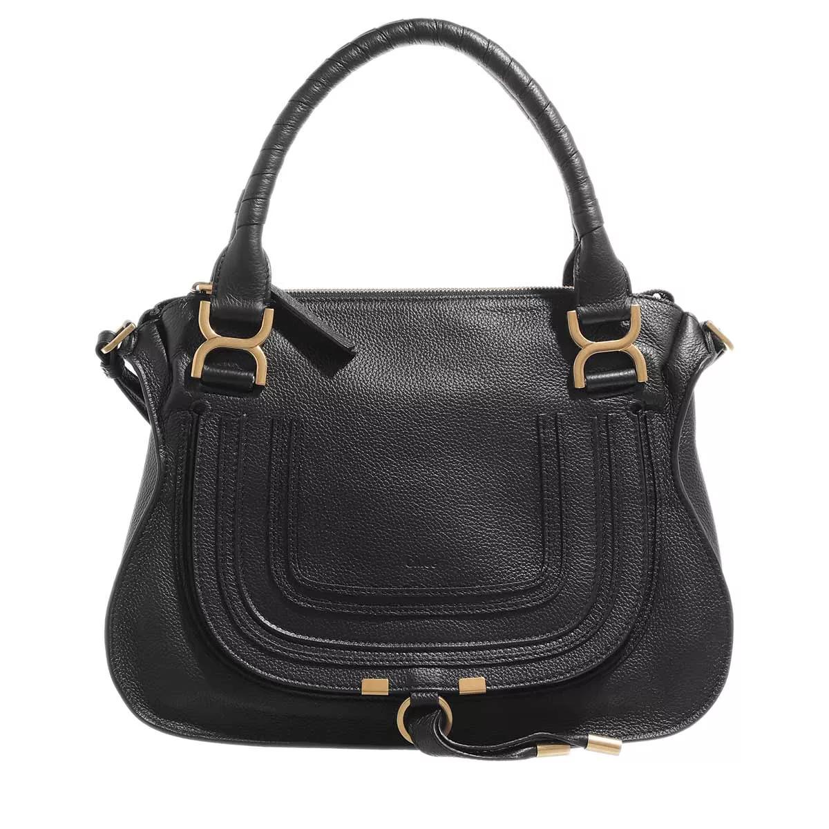 Chloé Handtasche - Marcie Shoulder Bag Large - Gr. unisize - in Schwarz - für Damen von Chloé