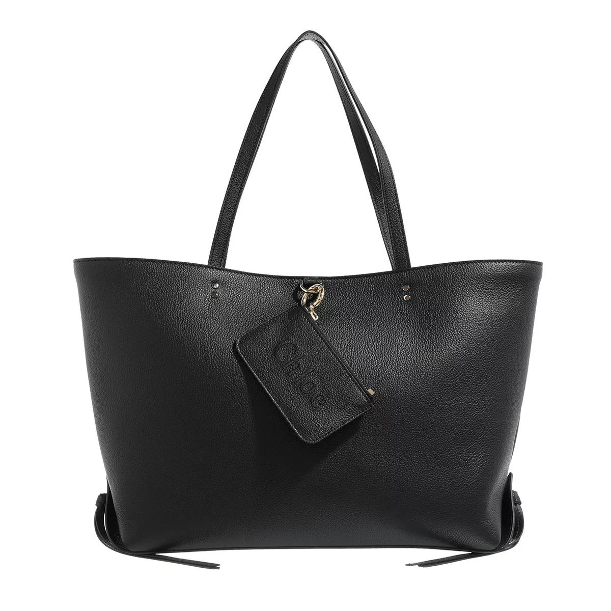 Chloé Henkeltasche - Sense Medium East West Tote Bag - Gr. unisize - in Schwarz - für Damen von Chloé