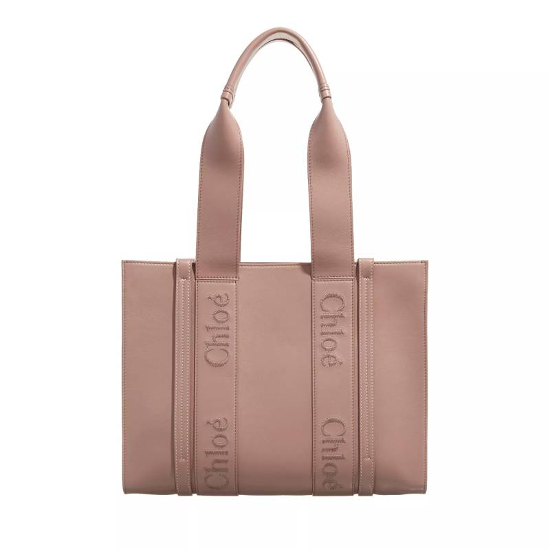 Chloé Henkeltasche - Medium Woody Tote Bag - Gr. unisize - in Rosa - für Damen von Chloé