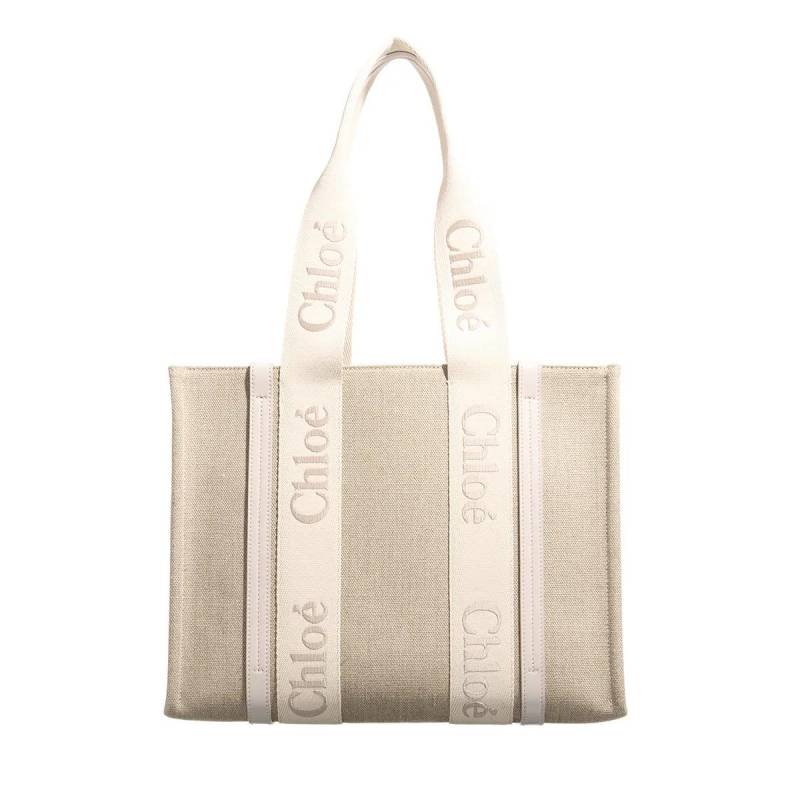 Chloé Henkeltasche - Woody - Gr. unisize - in Beige - für Damen von Chloé