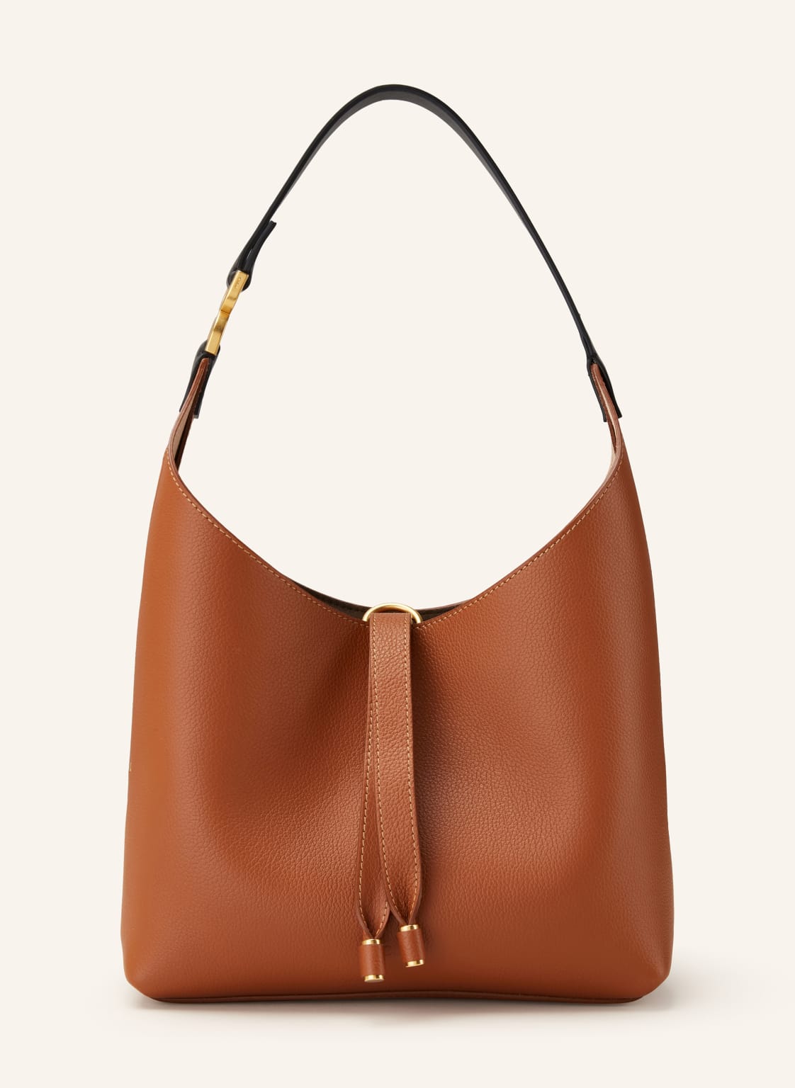 Chloé Hobo-Bag Marcie Mit Nieten braun von Chloé