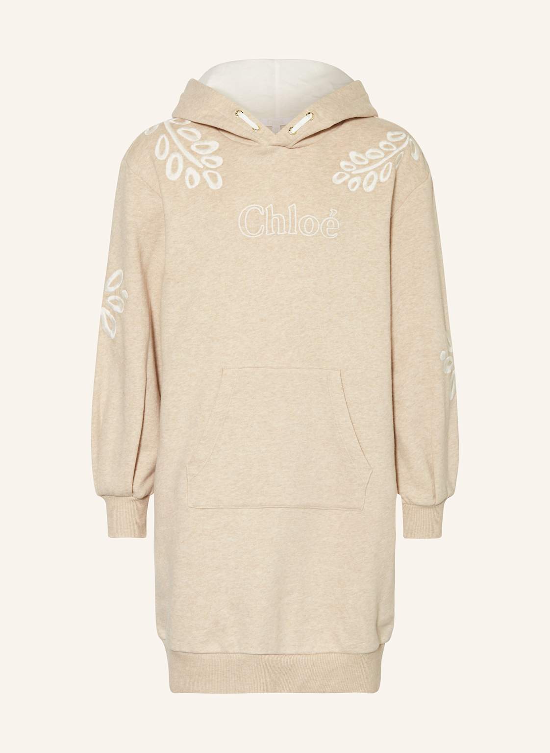 Chloé Hoodie-Kleid beige von Chloé