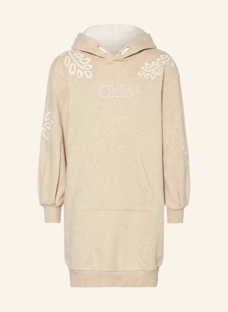 Chloé Hoodie-Kleid beige von Chloé