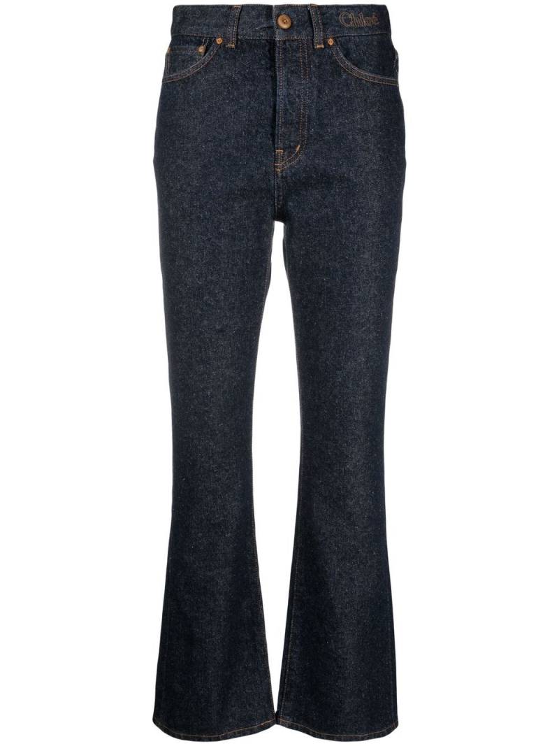 Chloé Iconic Navy flared jeans - Blue von Chloé