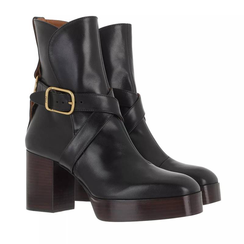Chloé Boots & Stiefeletten - Izzie Boots Nappa Leather - Gr. 37 (EU) - in Schwarz - für Damen von Chloé
