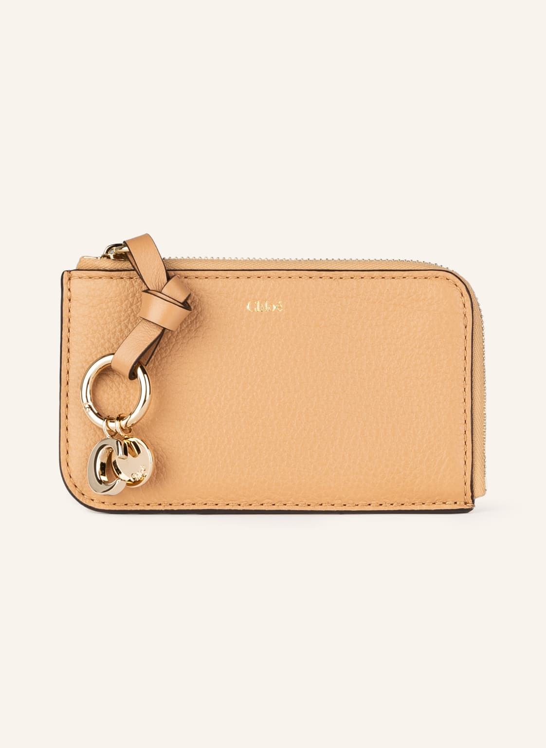 Chloé Kartenetui Alphabet Mit Münzfach beige von Chloé