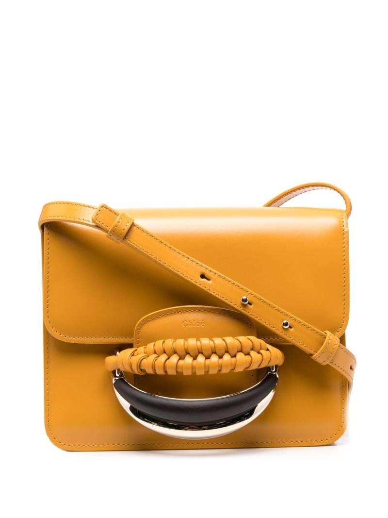 Chloé Kattie leather shoulder bag - Yellow von Chloé