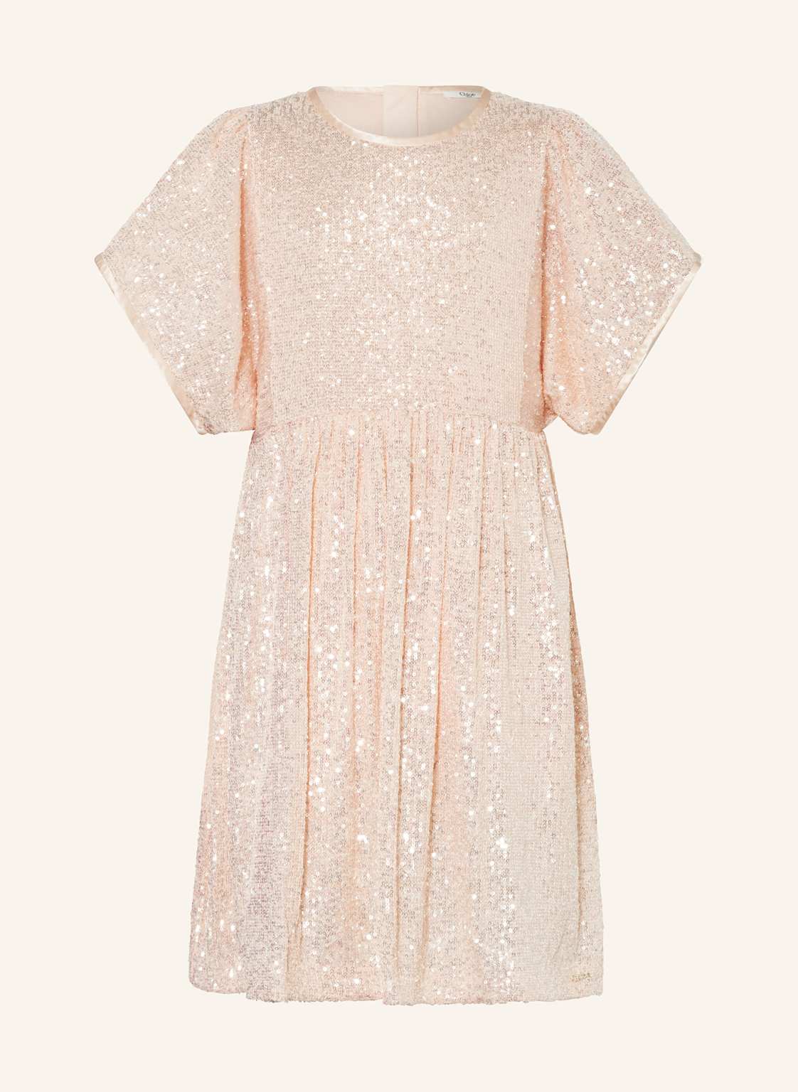 Chloé Kleid Mit Pailletten rosa von Chloé