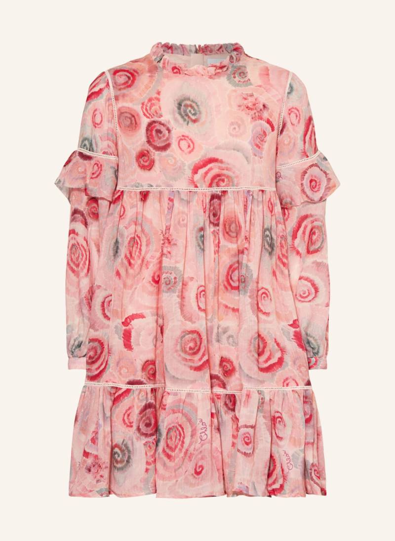 Chloé Kleid Mit Rüschen rosa von Chloé