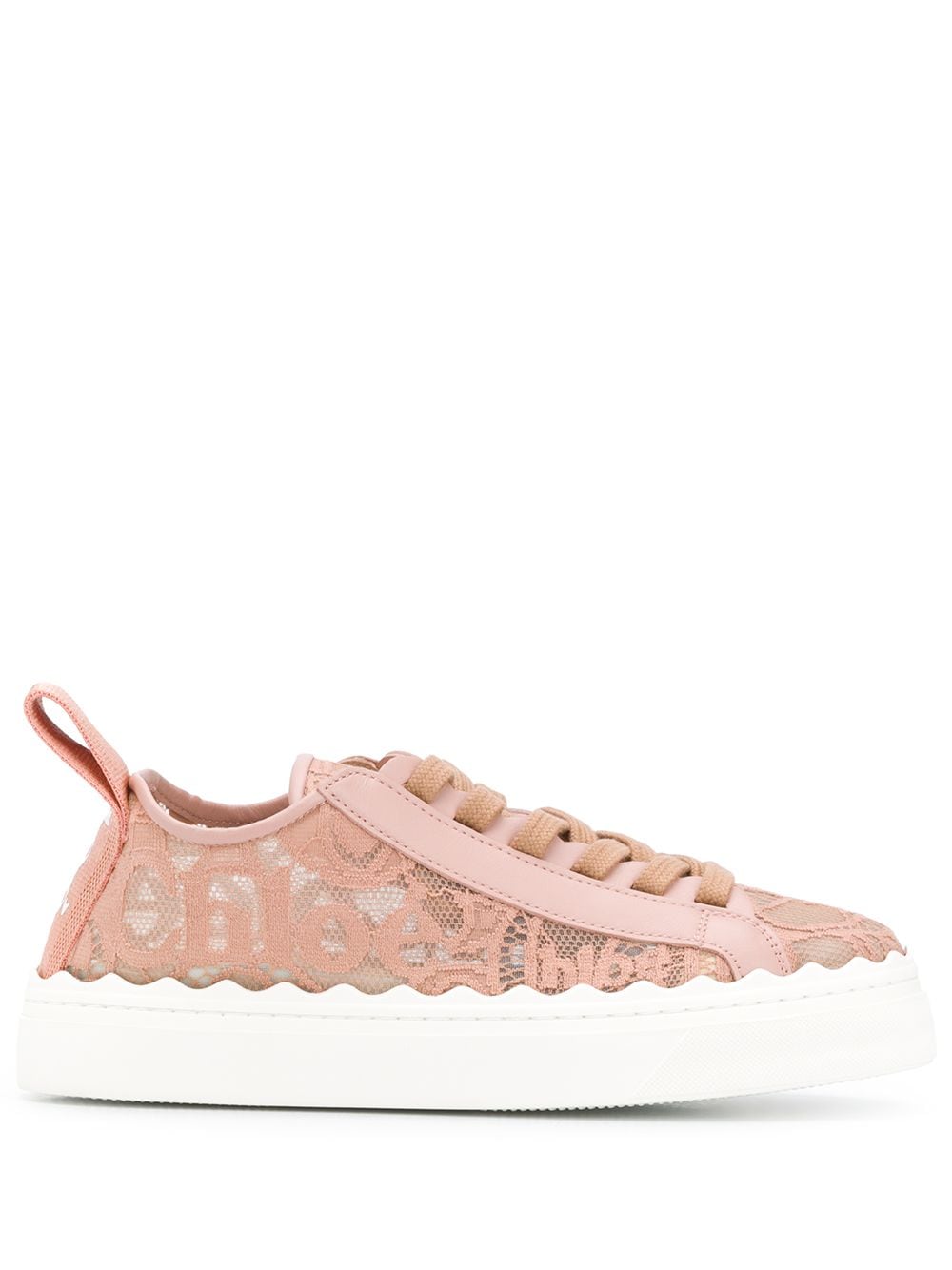 Chloé Lauren low-top sneakers - Pink von Chloé