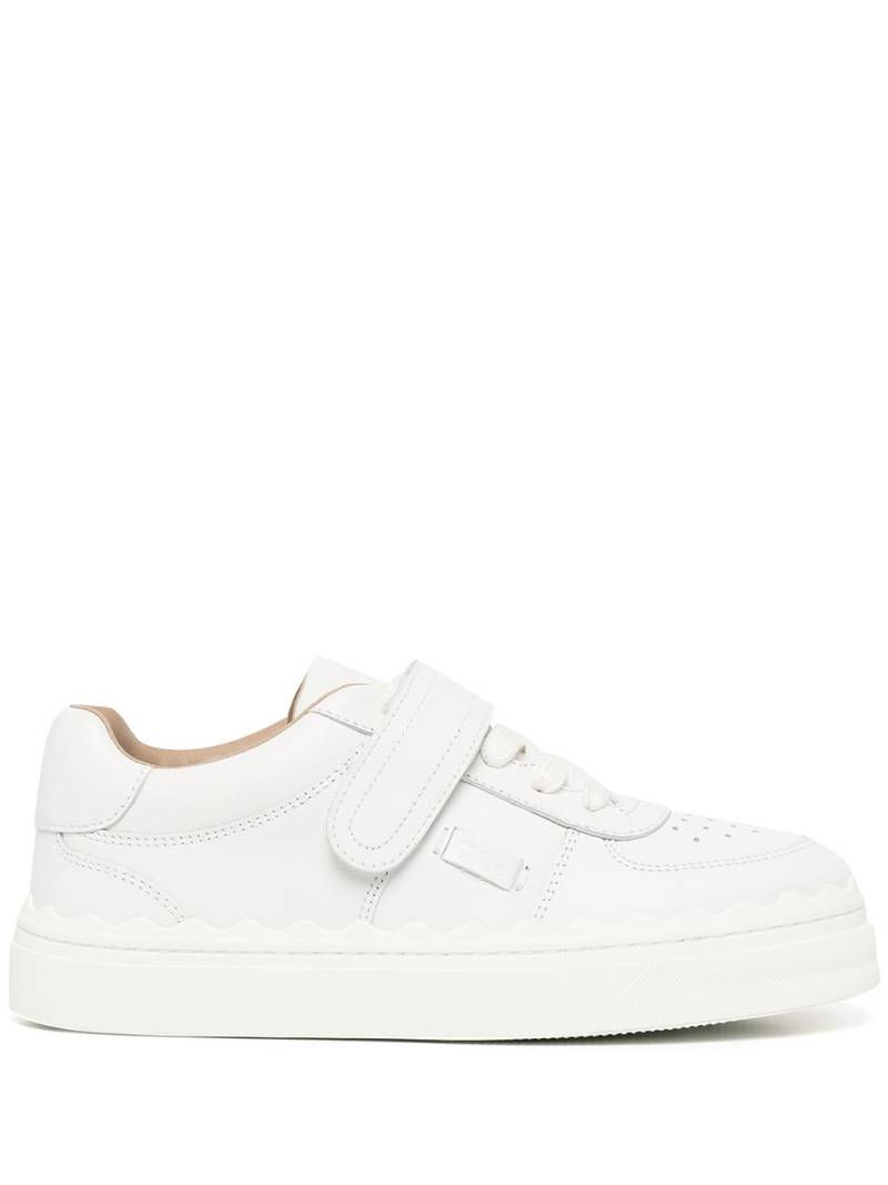 Chloé Lauren touch-strap sneakers - White von Chloé