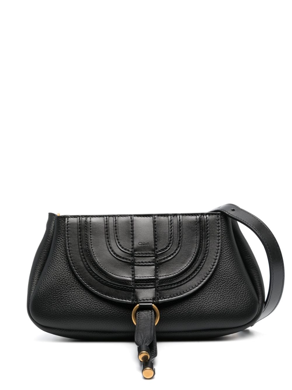 Chloé Marcie leather shoulder bag - Black von Chloé