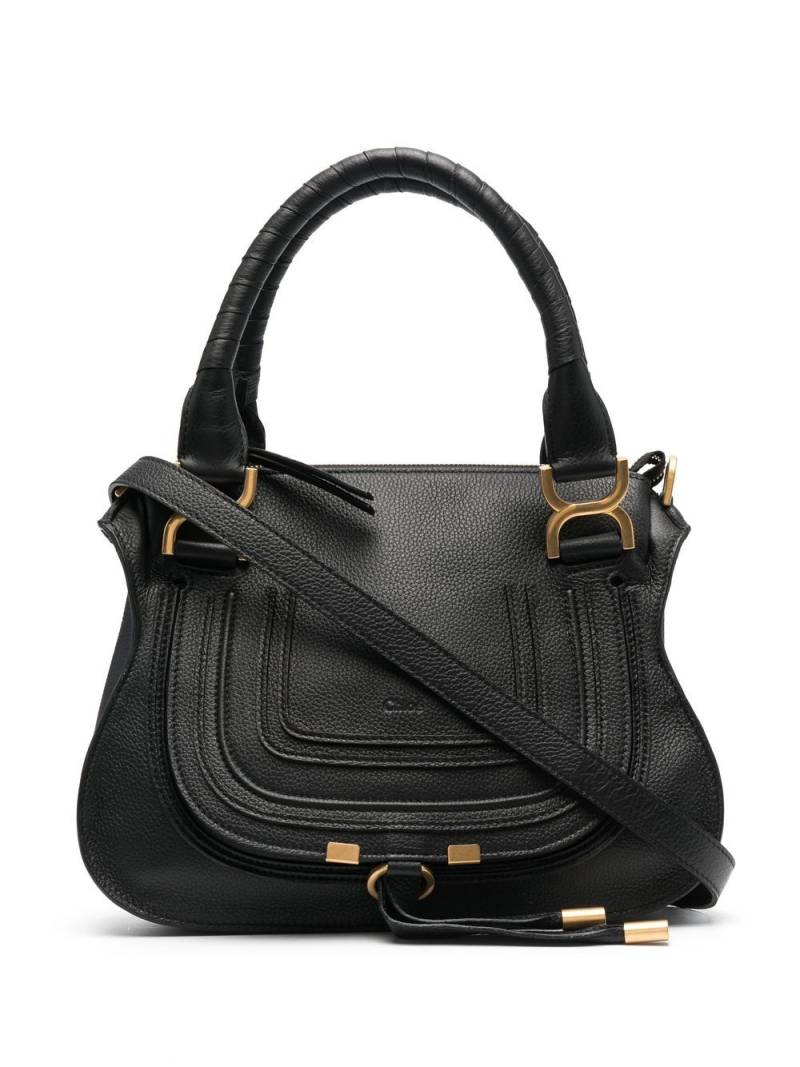 Chloé Marcie leather tote bag - Black von Chloé