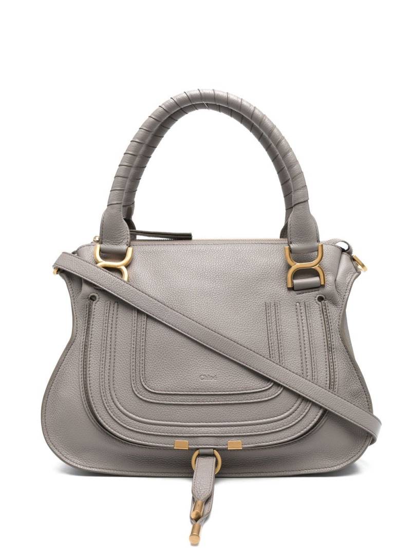 Chloé Marcie leather tote-bag - Grey von Chloé