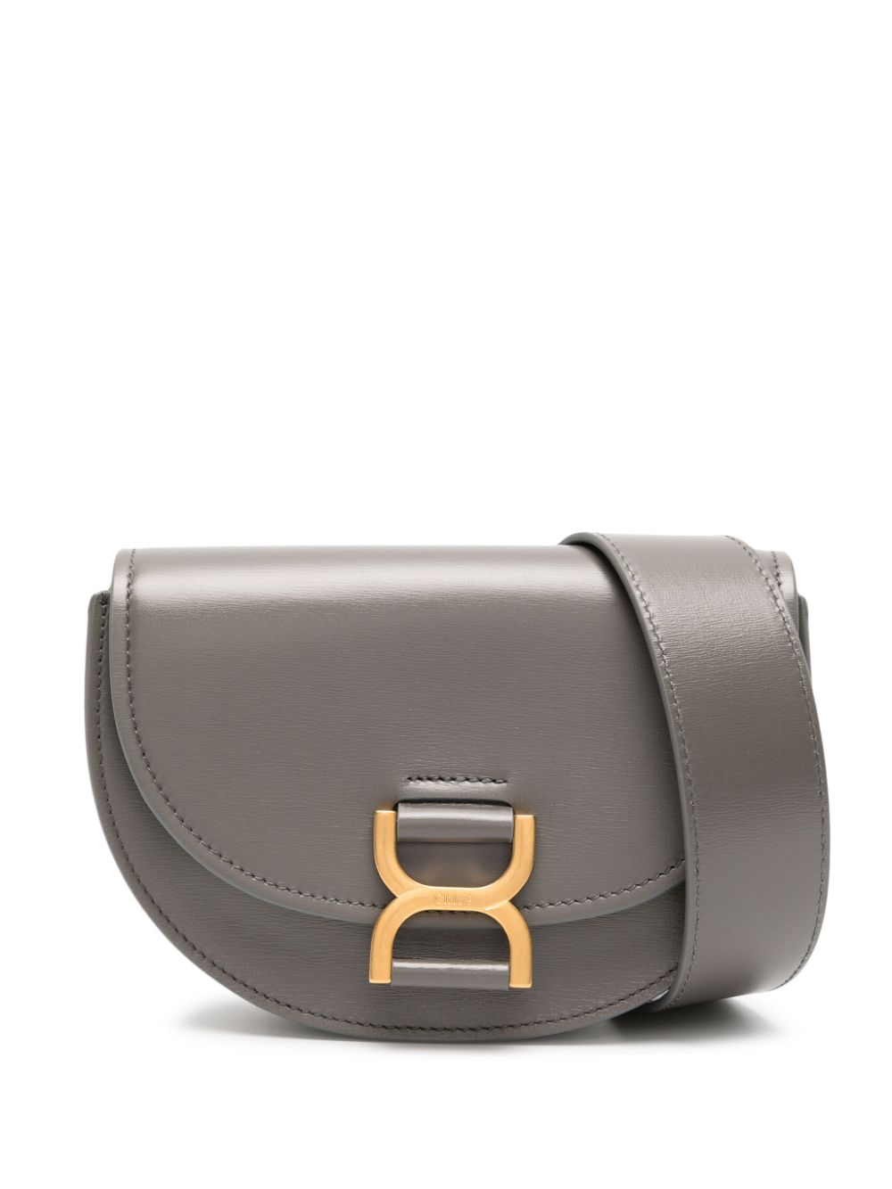 Chloé Marcie mini leather cross body bag - Grey von Chloé