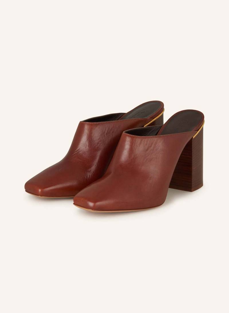 Chloé Mules Abmre braun von Chloé