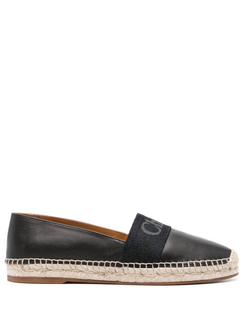 Chloé Piia leather espadrilles - Black von Chloé