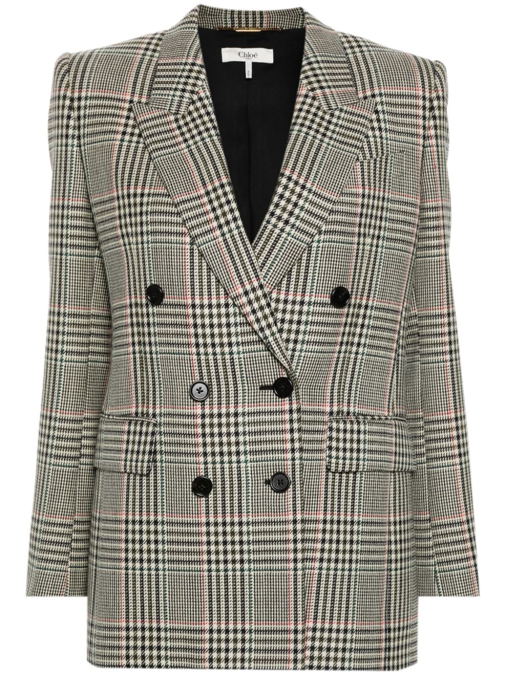 Chloé Prince of Wales tailored blazer - Neutrals von Chloé