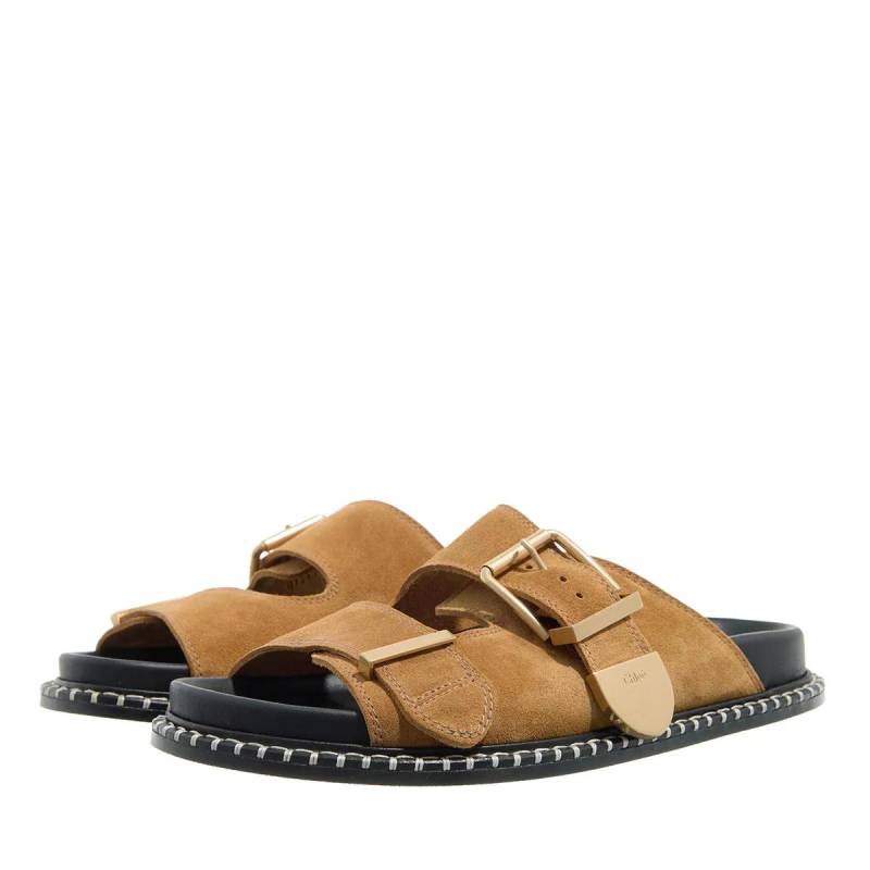 Chloé Sandalen - Sandal Basso - Gr. 36 (EU) - in Braun - für Damen von Chloé