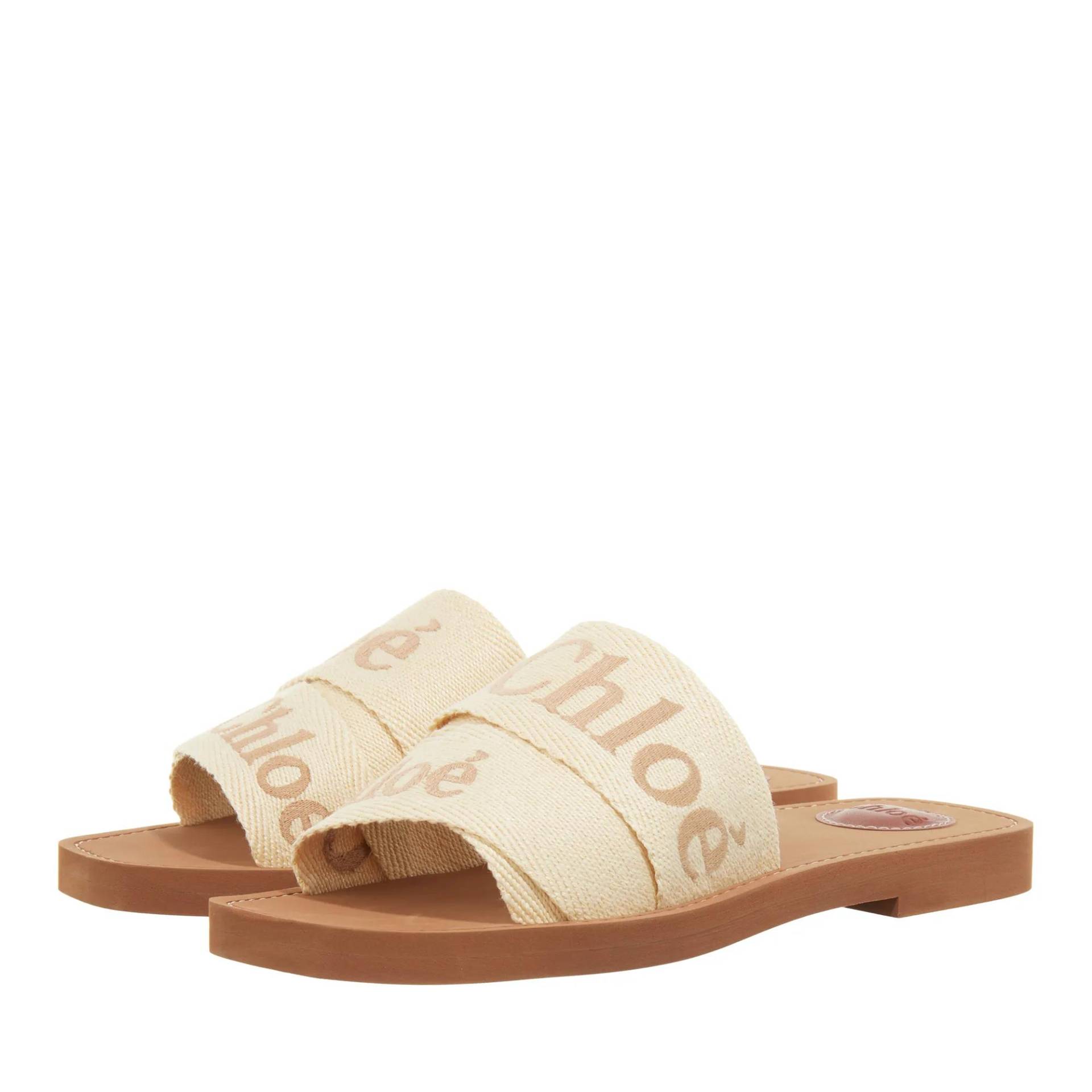 Chloé Sandalen - Woody - Gr. 36 (EU) - in Beige - für Damen von Chloé