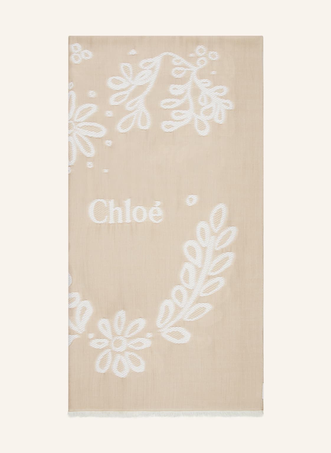 Chloé Schal beige von Chloé