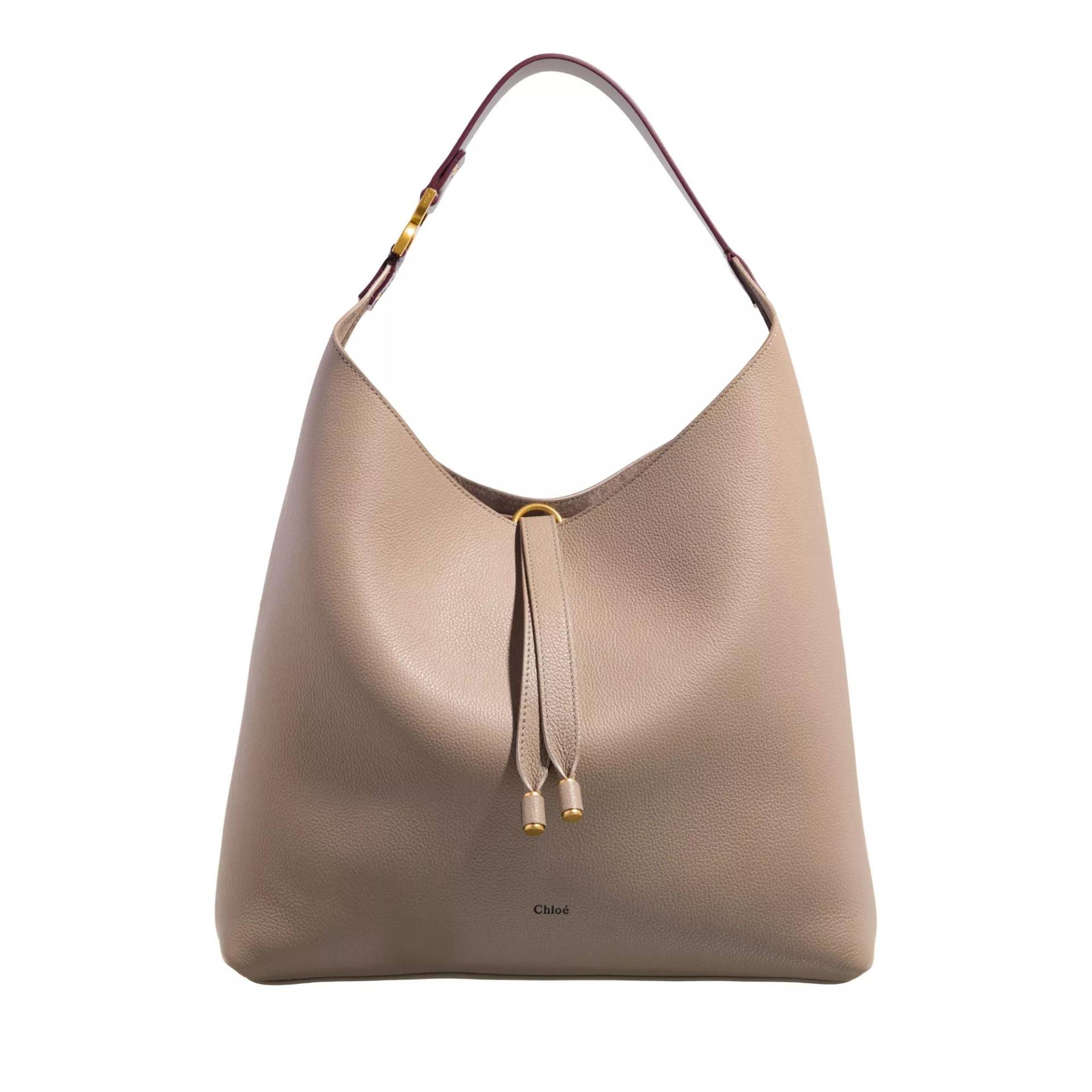 Chloé Schultertasche - Marcie - Gr. unisize - in Grau - für Damen von Chloé