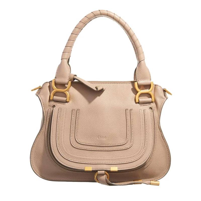 Chloé Schultertasche - Small Double Carry Shoulder Bag - Gr. unisize - in Beige - für Damen von Chloé