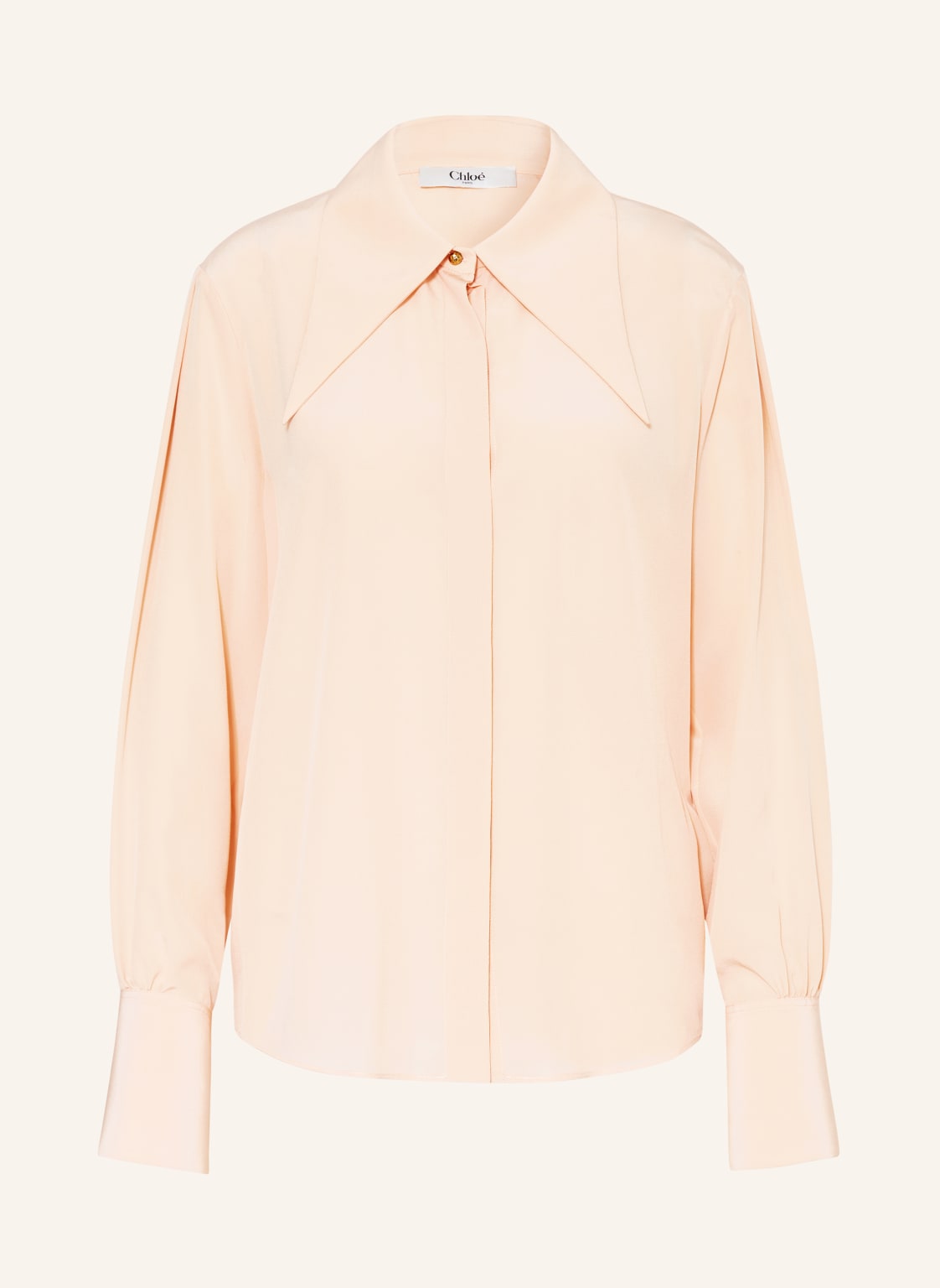 Chloé Seidenbluse rosa von Chloé