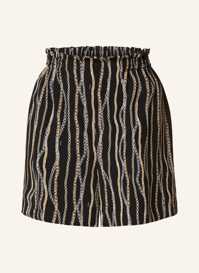 Chloé Seidenshorts schwarz von Chloé