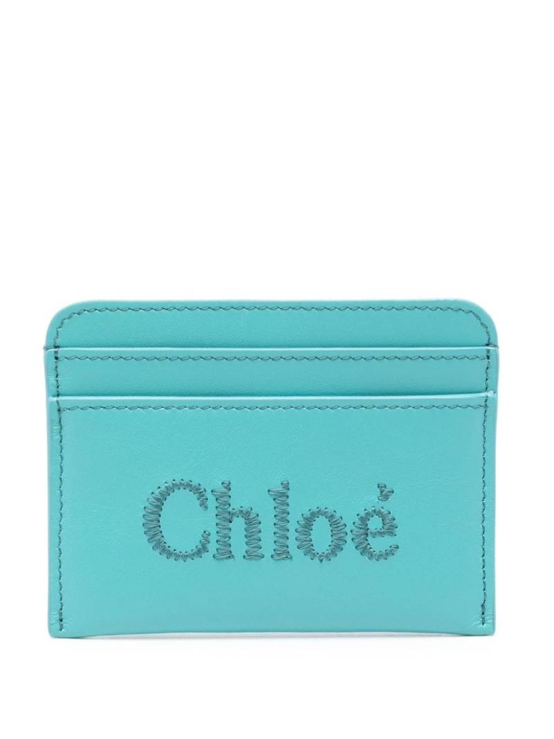 Chloé Sense card holder - Blue von Chloé