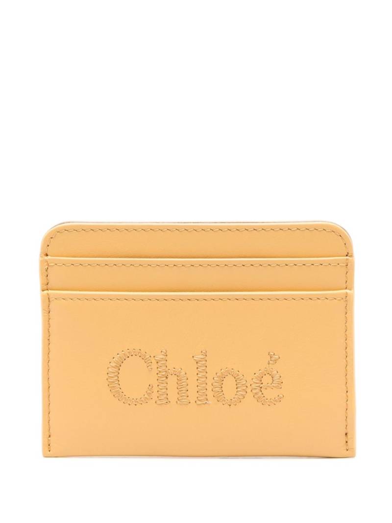 Chloé Sense card holder - Yellow von Chloé