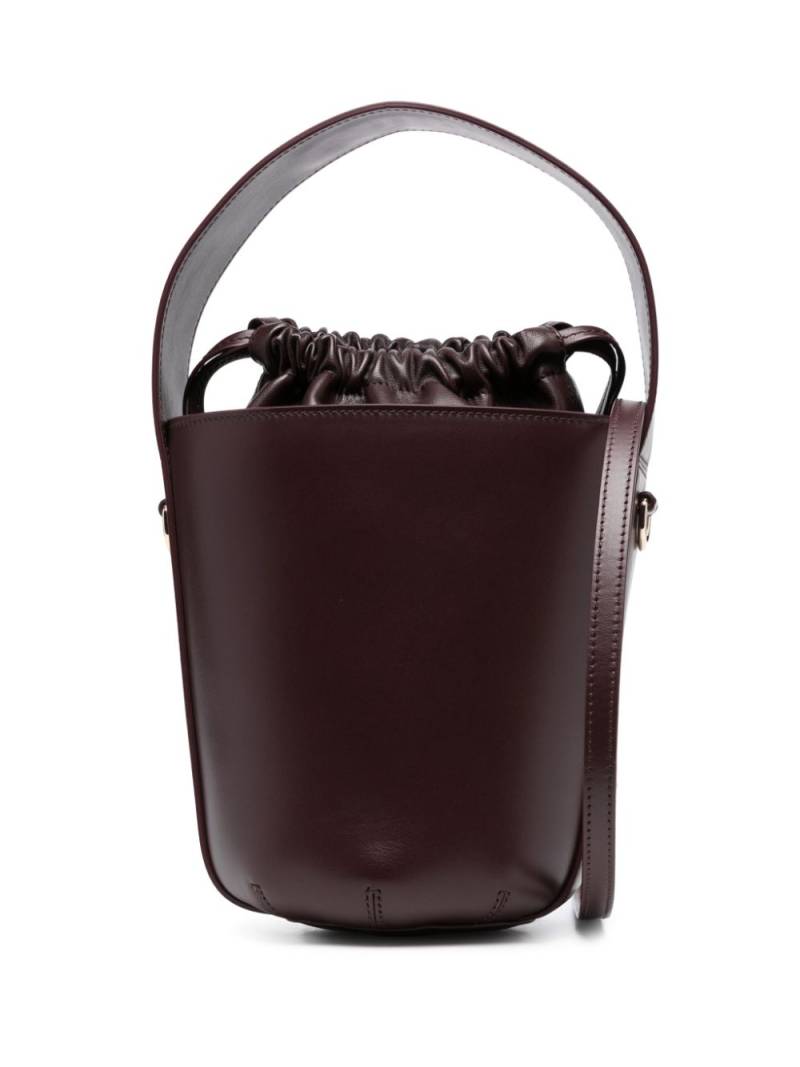 Chloé Sense leather bucket bag - Purple von Chloé