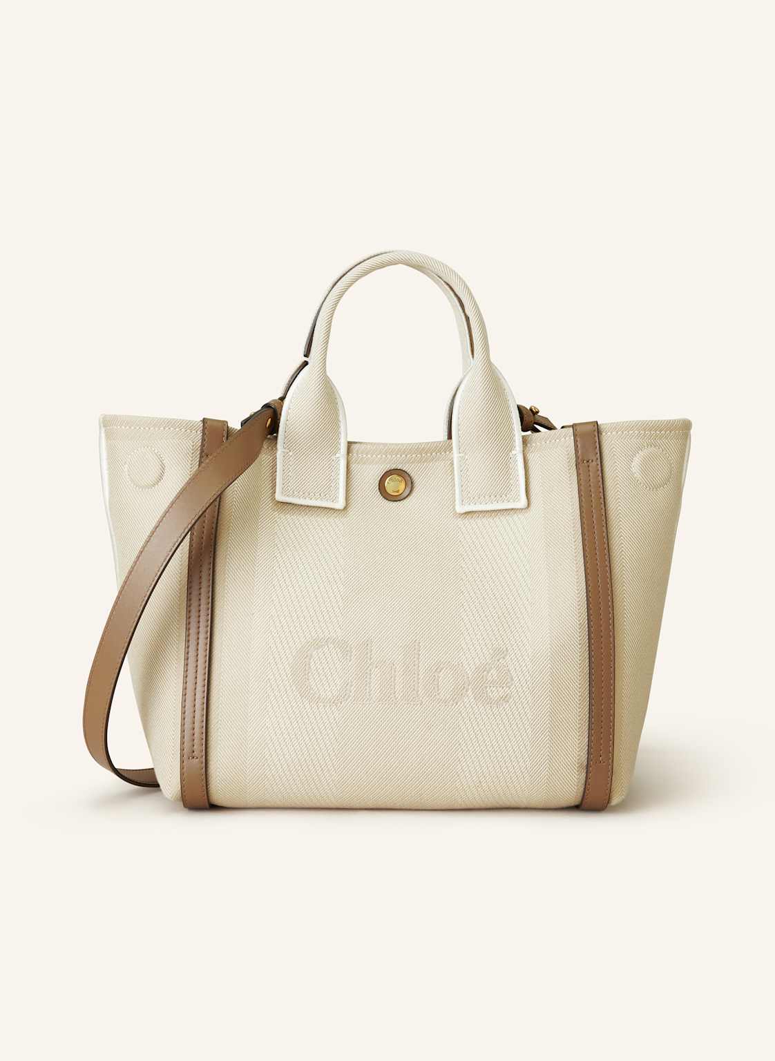 Chloé Handtasche Carry beige von Chloé