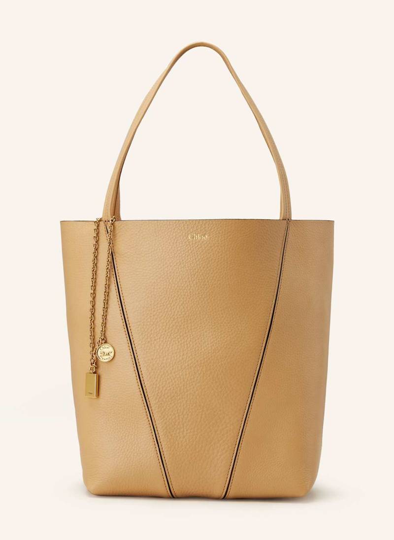 Chloé Shopper Spin beige von Chloé