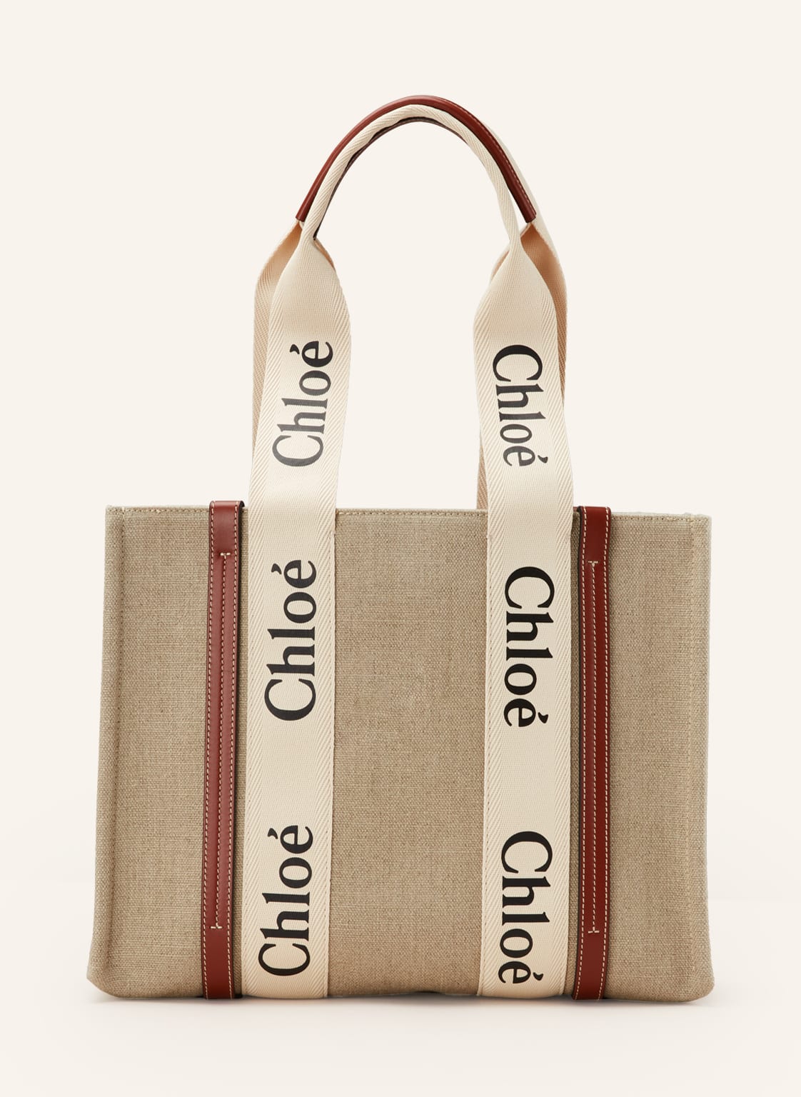 Chloé Shopper Woody Medium braun von Chloé