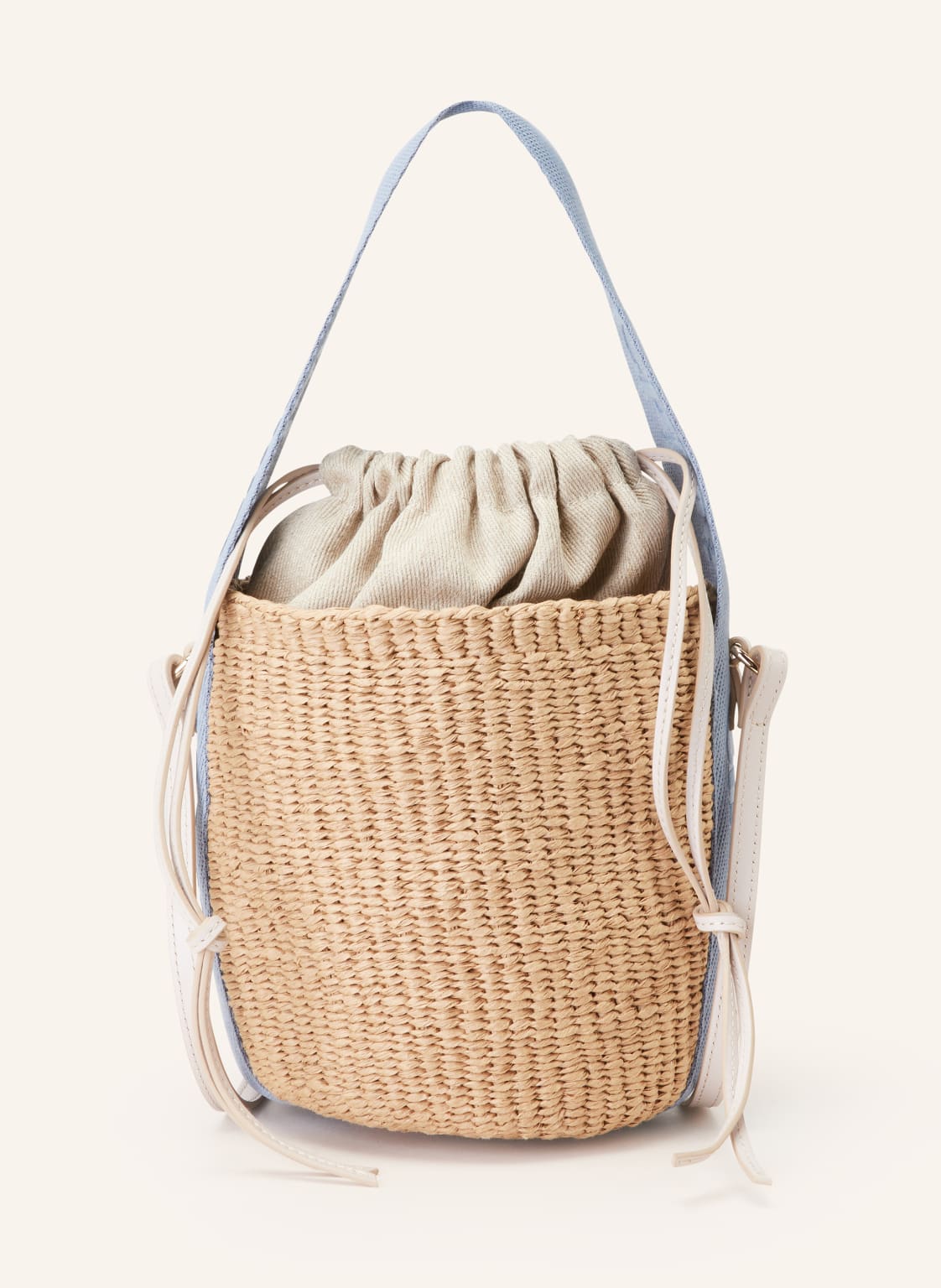 Chloé Beuteltasche Woody beige von Chloé