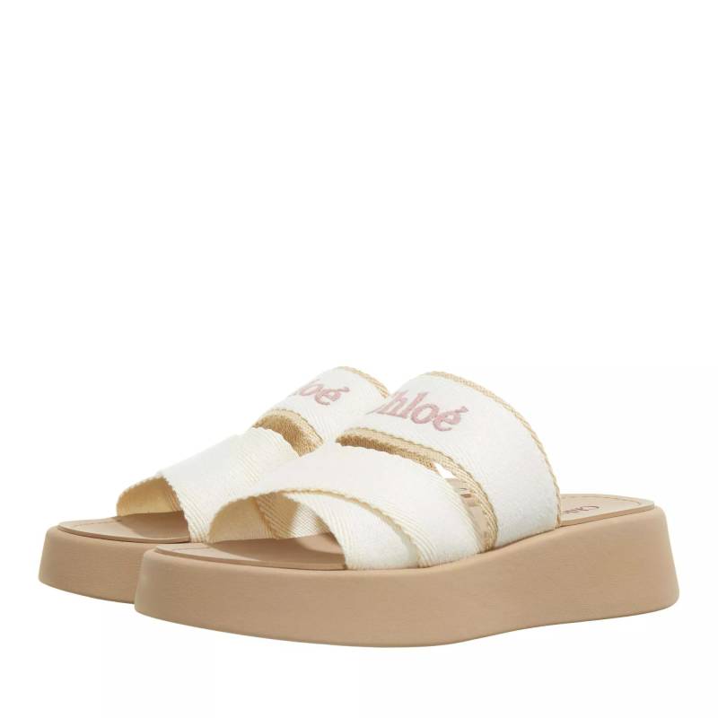 Chloé Slipper & Pantoletten - Mila - Gr. 40 (EU) - in Creme - für Damen von Chloé