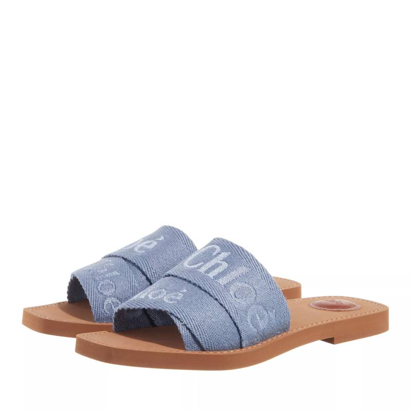 Chloé Slipper & Pantoletten - Woody - Gr. 36 (EU) - in Blau - für Damen von Chloé