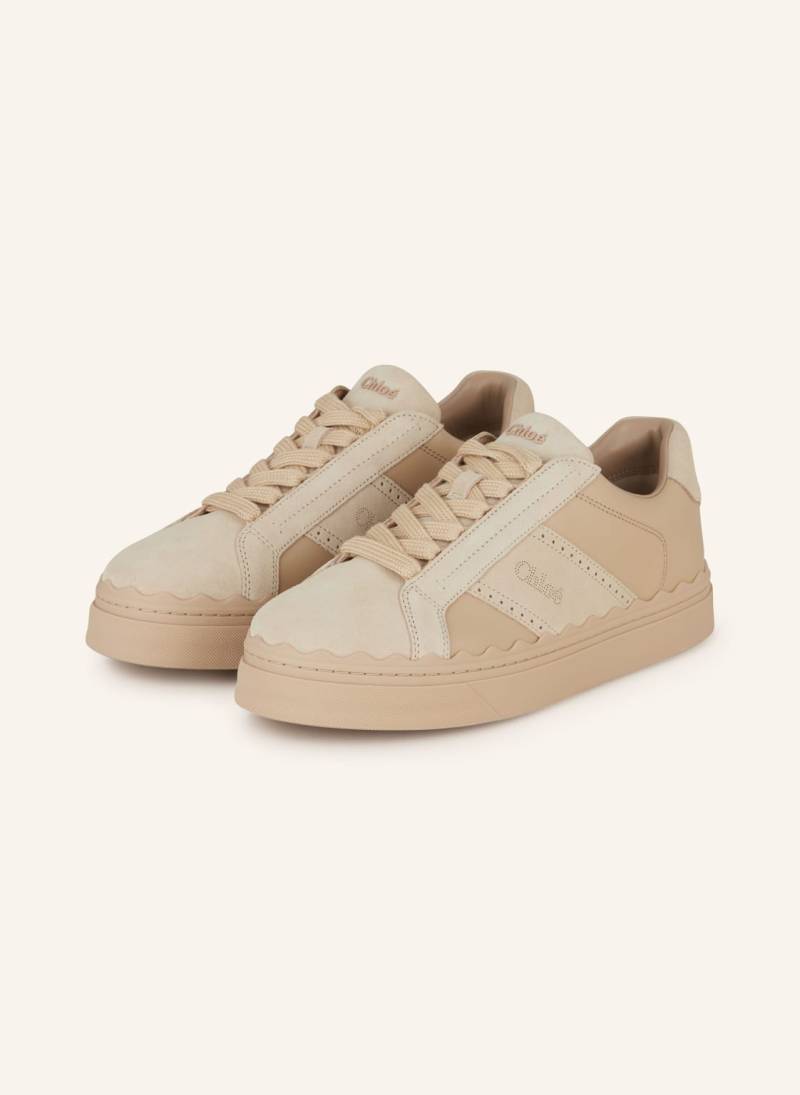 Chloé Sneaker Lauren beige von Chloé