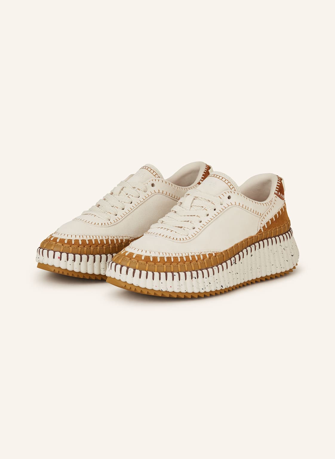 Chloé Sneaker Nama beige von Chloé