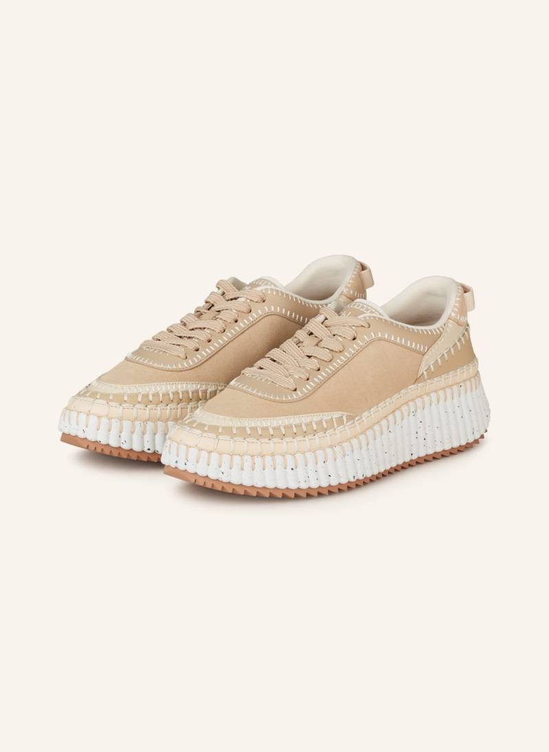 Chloé Sneaker Nama beige von Chloé