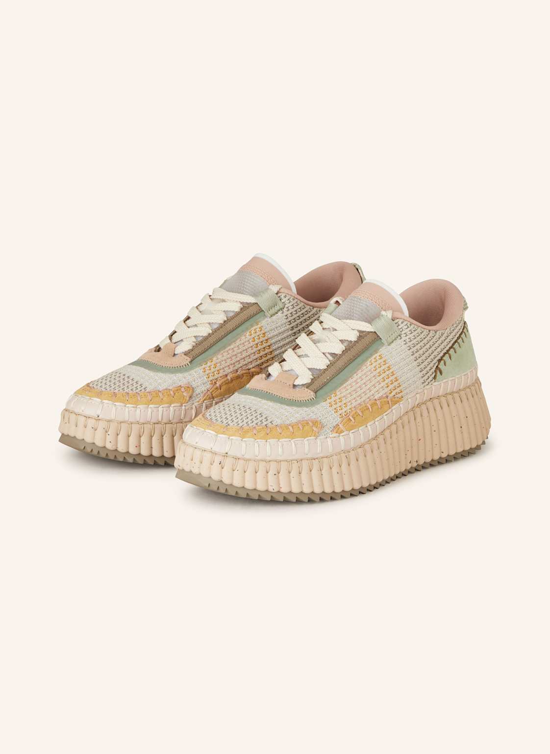 Chloé Sneaker Nama beige von Chloé