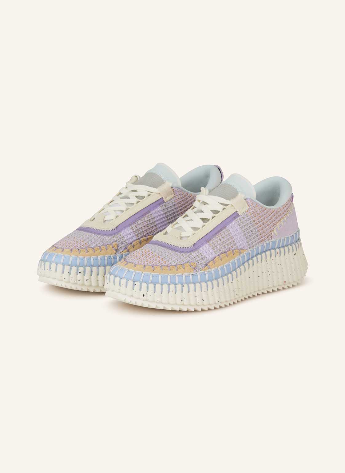 Chloé Sneaker Nama lila von Chloé