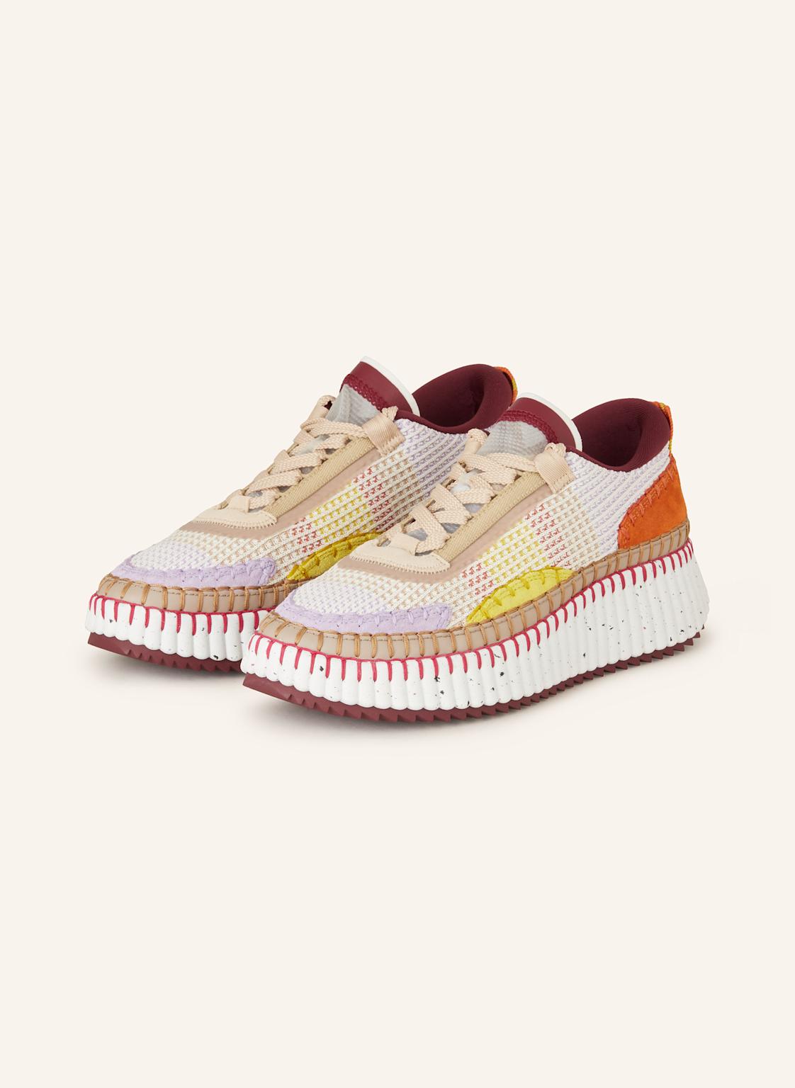 Chloé Sneaker Nama lila von Chloé