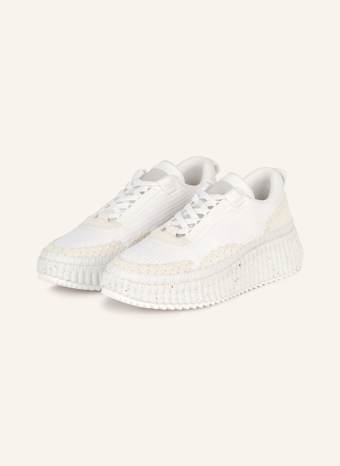 Chloé Sneaker Nama weiss von Chloé