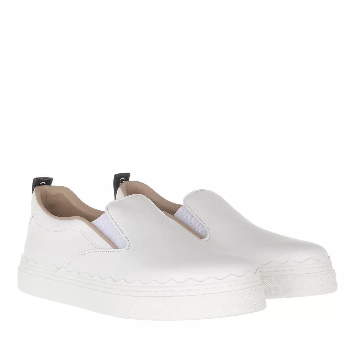 Chloé Sneakers - Slip On Sneaker Smooth Calfskin - Gr. 37 (EU) - in Weiß - für Damen von Chloé