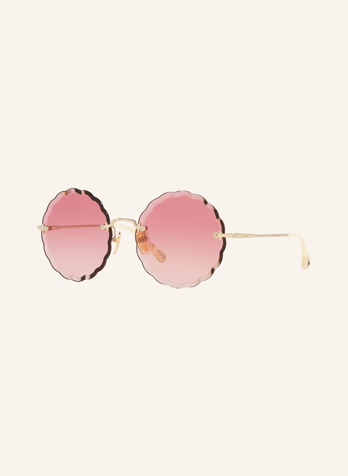 Chloé Sonnenbrille Ch 0047s gold von Chloé