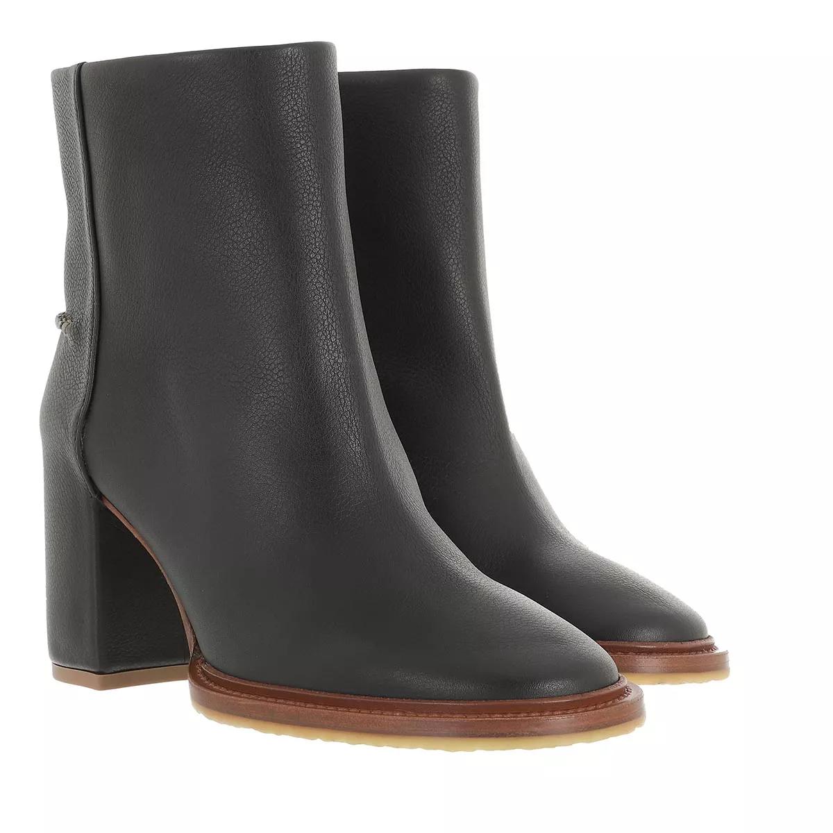 Chloé Stiefel & Boots - Edith Boots Leather - Gr. 39 (EU) - in Schwarz - für Damen von Chloé